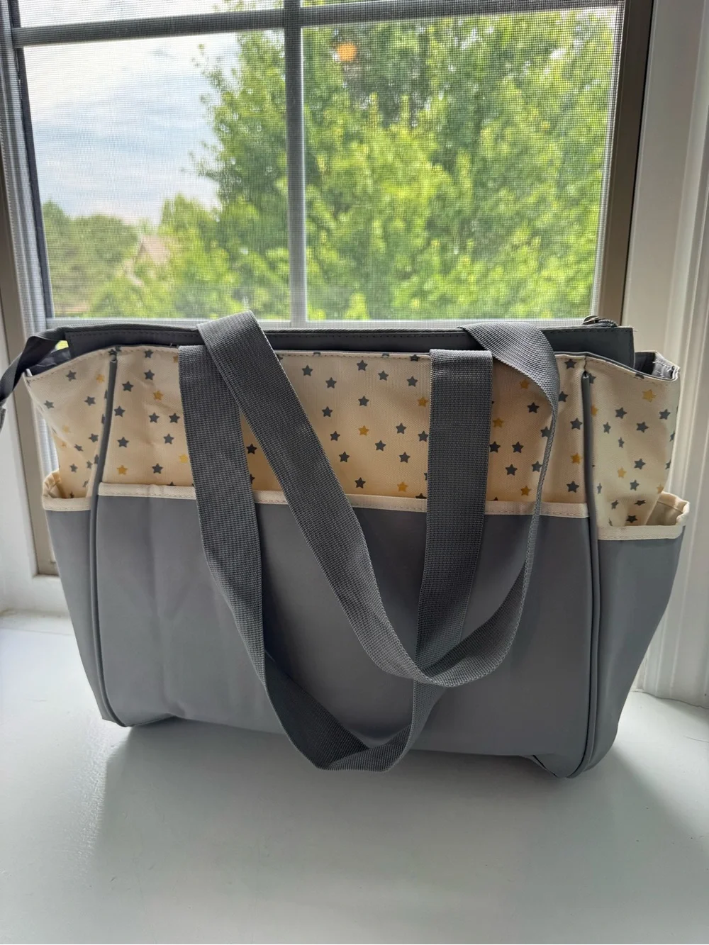 Baby Essentials Shine Like The Stars 5 Piece Diaper Bag Set NWOT